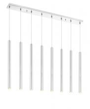 ECOM Only 917MP24-CH-LED-8LCH - 8 Light Linear Chandelier