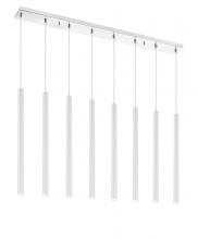 ECOM Only 917MP24-WH-LED-8LCH - 8 Light Linear Chandelier