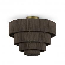 Palecek 2087-79 - Everly Semi Flush Mount Espresso