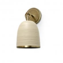 Palecek 2281-79 - Rivoli Leather Sconce Sand