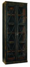 Hooker Furniture 3005-50001 - Two-Door Thin Display Cabinet-Ebony