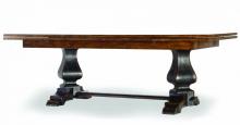 Hooker Furniture 3005-75207 - Refectory Table - Ebony & Drift