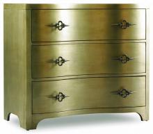Hooker Furniture 3008-85004 - Three-Drawer Shaped Front Gold Chest