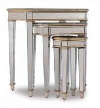 Hooker Furniture 500-50-781 - Mirrored Nest of Three Tables