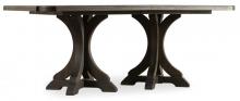 Hooker Furniture 5280-75206 - Ebony Corsica Rectangle Pedestal Dining Table