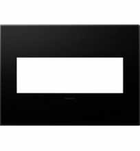 Legrand AWP3GGR4 - adorne? Graphite Three-Gang Screwless Wall Plate with Microban?