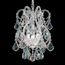 Schonbek 1870 6809-40S - Olde World 4 Light 110V Chandelier in Silver with Clear Crystals From Swarovski®