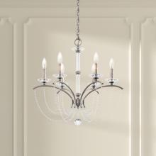 Schonbek 1870 BC7106N-06PBZ - Priscilla 6 Light 120V Chandelier in White with Bronze Pearl