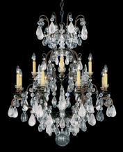 Schonbek 1870 3572-23OS - Renaissance Rock Crystal 13 Light 120V Chandelier in Etruscan Gold with Olivine & Smoke Quartz Cry