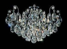 Schonbek 1870 3785-22S - Renaissance 8 Light 120V Semi-Flush Mount in Heirloom Gold with Clear Crystals from Swarovski