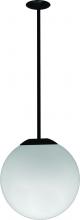 Dabmar D7501-24-B - 16" CEILING GLOBE FIX 24" DROP 150W INCAND 120V