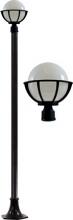 Dabmar GM2600-LED6-B - CAST ALUM 10" GLOBE POST LIGHT FIX LED 6W 85-265V