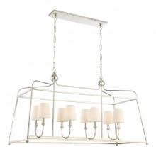 Crystorama 2249-PN - Libby Langdon Sylvan 8 Light Polished Nickel Chandelier