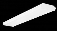 RAB Lighting GUS4-36NW/D10/E2 - STRIPS & WRAPS 4672 LUMENS GUS4 4 FEET 36W 4000K 0-10V DIMMING WHITE BATTERY BACKUP