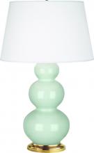 Robert Abbey 369X - Celadon Triple Gourd Table Lamp