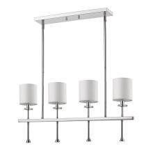 Acclaim Lighting IN21042PN - Kara Indoor 4-Light Pendant W/Shades & Crystal Bobeches Polished Nickel