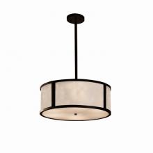 Justice Design Group CLD-9541-DBRZ - Tribeca 18" Drum Pendant