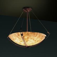 Justice Design Group ALR-9724-25-DBRZ - 36" Pendant Bowl w/ Crossbar