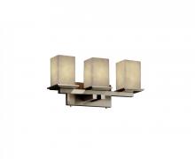 Justice Design Group CLD-8673-15-DBRZ - Montana 3-Light Bath Bar