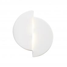 Justice Design Group CER-5675-WTWT - ADA Offset Circle LED Wall Sconce