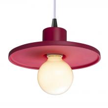 Justice Design Group CER-6325-CRSE-MBLK-WTCD - Saucer Pendant