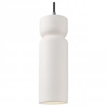 Justice Design Group CER-6510-BIS-CROM-BKCD-LED1-700 - Tall Hourglass LED Pendant