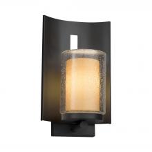 Justice Design Group FSN-7591W-10-ALMD-MBLK - Embark 1-Light Outdoor Wall Sconce