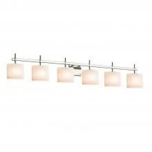 Justice Design Group FSN-8416-30-OPAL-NCKL - Union 6-Light Bath Bar