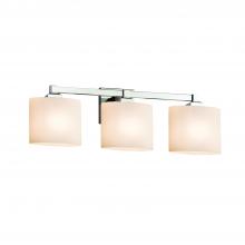 Justice Design Group FSN-8433-30-OPAL-CROM - Regency 3-Light Bath Bar