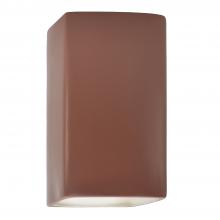 Justice Design Group CER-0950-CLAY-LED1-1000 - Large LED Rectangle - Closed Top