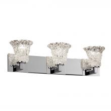 Justice Design Group GLA-8923-20-LACE-CROM-LED3-2100 - Modular 3-Light LED Bath Bar