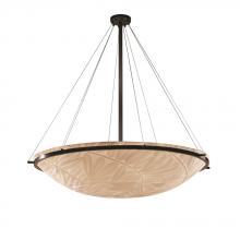 Justice Design Group PNA-9697-35-BMBO-DBRZ-LED6-6000 - 48" LED Pendant Bowl w/ Ring