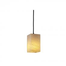 Justice Design Group FSN-8816-15-WEVE-ABRS-RIGID - Small 1-Light Pendant