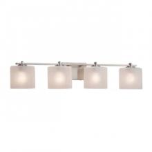 Justice Design Group CLD-8444-30-NCKL - Era 4-Light Bath Bar