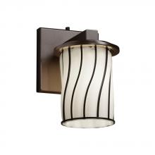 Justice Design Group WGL-8771-10-GRCB-CROM - Dakota 1-Light Wall Sconce