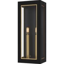 Quoizel BBN8407MBK - Bourbon 2-Light Matte Black Outdoor Wall Lantern