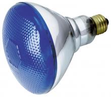 Satco Products Inc. S4428 - 100 Watt BR38 Incandescent; Blue; 2000 Average rated hours; Medium base; 120 Volt