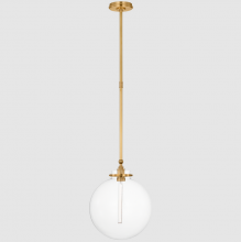 Visual Comfort & Co. Signature Collection CHC 5540AB-CG - Parkington 10" Globe Pendant