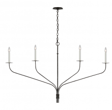 Visual Comfort & Co. Signature Collection IKF 5755AI - Belfair Grande Four Light Linear Chandelier