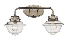 Trans Globe 21182 BN - 2LT-SCONCE CL MINI CUP-BN