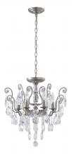 Bethel International BET61PEW - Chandelier Iron & Crystal