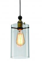 Bethel International DU39 - Single Pendant Lighting Black & Brass