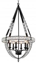 Bethel International LA17C24BLK - Chandelier  Black