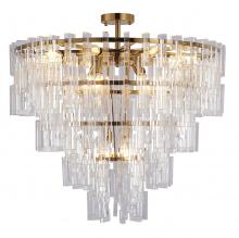 Bethel International LX54L - Chandelier Metal & Acrylic