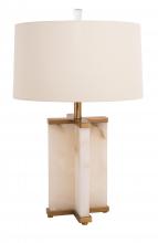 Bethel International MTL05PQ-GD - Table Lamp Gold & white
