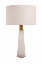 Bethel International MTL06PQ-GD - Table Lamp White & Gold