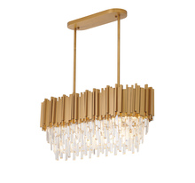 Bethel International MU109C36BR - Chandelier  Satin Brass