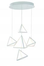 Bethel International OC12C23W - LED Chandelier White