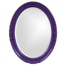 Howard Elliott 40101RP - Queen Ann Mirror - Glossy Royal Purple