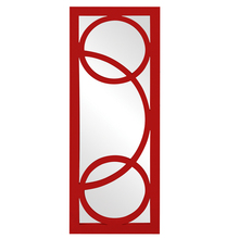 Howard Elliott 51261R - Dynasty Mirror - Glossy Red